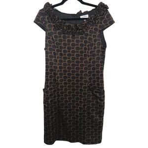 Preppy Shift Dress Sophia Christina Cap Sleeve Cottage Blair Waldorf Pockets 12